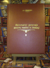 Sahleanu Victor - Matematici generale pentru medici si biologi vol. II &amp;quot;A4655&amp;quot; foto