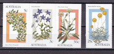 Australia 1986 flori MI 993-996 MNH w40 foto