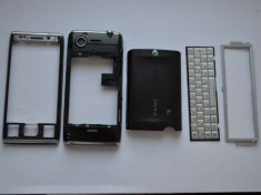 Carcasa Originala Sony Ericsson X2 5 Piese Swap - Neagra foto