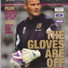 Program meci fotbal FC BURNLEY - BRISTOL CITY 29.12.2007 (Anglia)