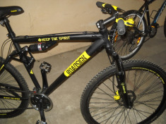 Bicicleta MTB aluminiu Hill 1100 full suspension frane disc ! foto