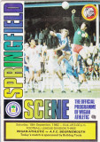 Program meci fotbal WIGAN ATHLETIC - AFC BOURNEMOUTH 18.09.1982 (Anglia)
