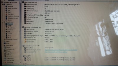 Procesor Laptop T2300E Intel Core Duo 1.66 GHz, 2M Cache, 667 MHz FSB SL9DM 31W foto