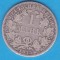 (2) MONEDA DIN ARGINT GERMANIA - 1 MARK 1875, LIT. A, PURITATE 900, NECURATATA