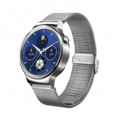 Smartwatch Huawei Watch W1 otel inoxidabil, bratara plasa metalica foto