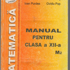 (C6609) MATEMATICA. MANUAL PENTRU CLASA A XII-A, M2 - DOREL DUCA, MIHAIL MEGAN..