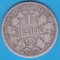 (1) MONEDA DIN ARGINT GERMANIA - 1 MARK 1876, LIT. A, PURITATE 900, NECURATATA
