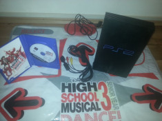 Sony PS2 playstation 2 play station ps 2 + covor Dance mat + 1 joc original foto