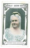 2815 - Queen ELISABETH, Royalty - old mini postcard reclama - unused