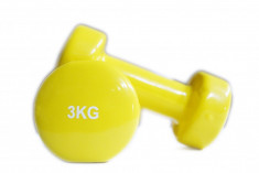 Gantere aerobic vinil 2x3kg Sportmann foto