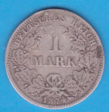 (1) MONEDA DIN ARGINT GERMANIA - 1 MARK 1874, LIT. G, PURITATE 900/1000, Europa