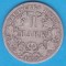 (1) MONEDA DIN ARGINT GERMANIA - 1 MARK 1875, LIT. B, PURITATE 900, NECURATATA