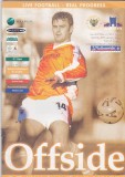 Program meci fotbal BLACKPOOL FC - YORK CITY 27.01.2001 (Anglia)