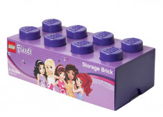 Cutie depozitare LEGO Friends 2x4 violet foto