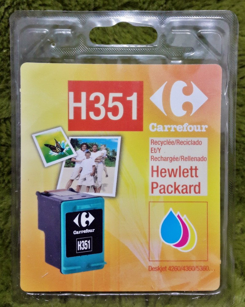 Cartus Compatibil HP 351 Carrefour H351 - Sigilat- Transport gratuit |  arhiva Okazii.ro