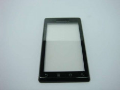 Carcasa Fata Cu TouchScreen Motorola MILESTONE XT720 Originala Swap Neagra foto