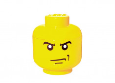 Cutie depozitare S cap minifigurina LEGO nervoasa foto