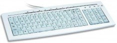 Tastatura GEMBIRD model: KB-9835L layout: US NEGRU PS/2 MULTIMEDIA foto