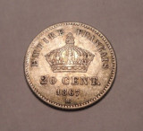 Franta 20 centimes 1867 BB Superba, Europa