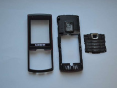 Carcasa Originala Samsung S7220 3 Piese Swap - Neagra foto