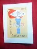 Colita Olimpiada Tokio 1964 Romania, Nestampilat