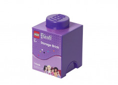 Cutie depozitare LEGO Friends 1x1 violet foto