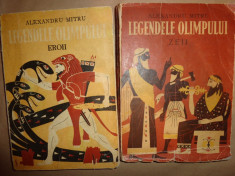 Legendele Olimpului 2 vol/an 1973/614pag./ilustratii/- Al.Mitru foto