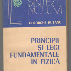 (C6625) GHEORGHE HUTANU - PRINCIPII SI LEGI FUNDAMENTALE IN FIZICA