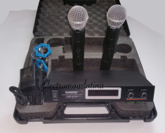 Set microfoane profesionale Shure fara fir foto