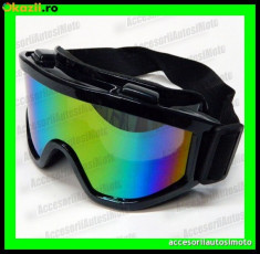 OCHELARI Moto Cross Enduro Atv FLEXI 360 = Negru foto