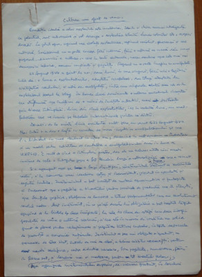 Manuscris Demostene Botez , 4 foi , scris si semnat olograf foto