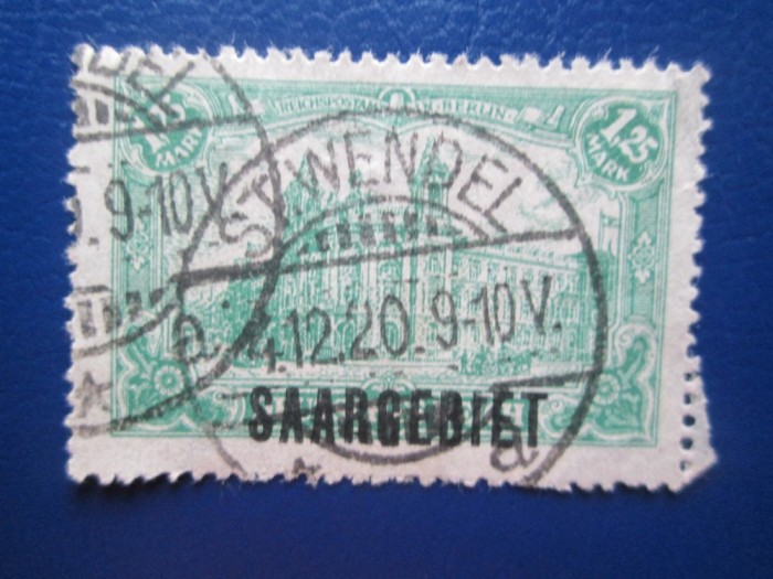 TIMBRE GERMANIA SARRGEBIER