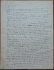 Manuscris Demostene Botez, 12 pagini, scris si semnat olograf