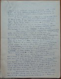 Manuscris Demostene Botez, 12 pagini, scris si semnat olograf