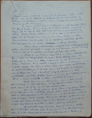 Manuscris Demostene Botez, 12 pagini, scris si semnat olograf foto