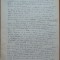 Manuscris Demostene Botez, 12 pagini, scris si semnat olograf