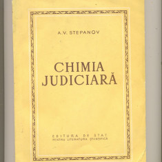 A.V.Stepanov CHIMIA JUDICIARA,Editura de stat 1954,288 file