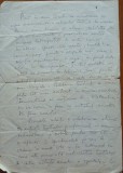 Manuscris Radu Beligan, 2 pagini, scris si semnat olograf