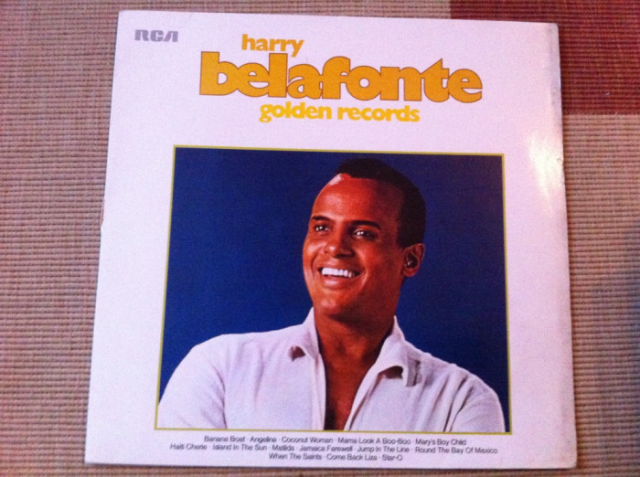 Harry Belafonte Golden Records disc vinyl lp muzica latin latino RCA Victor VG+