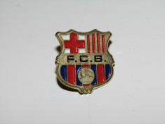 Insigna fotbal - FC BARCELONA foto