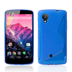 Husa LG Nexus 5 TPU S-LINE Blue foto