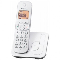 Panasonic Telefon fara fir Panasonic KX-TGC210FXW, Agenda 50 numere, Caller ID, Alb foto
