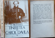 G. Bratescu , Tineretea lui Carol Davila , 1979 , cu autograf catre Radu Albala foto