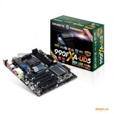 Gigabyte gigabyte AMD 990FX + SB950,PCI-E 2.0 4 slot(2x16 or2x4),1 + 2 PCI-Ex4 + 2* PCI Ex1,2 ch, 4 DIMM DDR3 foto