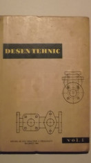 Desen tehnic, manual pentru scolile profesionale, vol. I (1960) foto