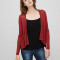 Cardigan din vascoza - Vero Moda - 10133675 caramiziu