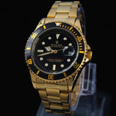 CEAS ROLEX SUBMARINER GOLD&amp;amp;ALL BLACK-SUPERB-PRET IMBATABIL-CALITATEA1-POZE REALE foto