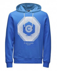 Hanorac cu gluga Jack &amp;amp;amp; Jones 12093027 imperial blue foto