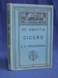 Cumpara ieftin CICERO - LAELIUS DE AMICITIA (TEXT LATIN) * EDITED BY E.S.SHUCKBURGH - 1964 #