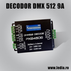 DECODOR 512 DMX LED 9A foto